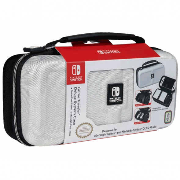 Чехол BIG BEN Deluxe для Nintendo Switch/OLED/Lite, белый в Курске