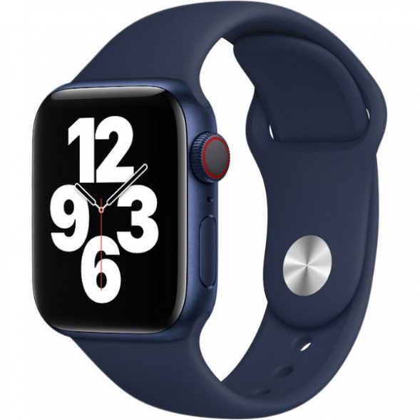Ремешок для Apple Watch 44mm Deep Navy Sport Band (MYAX2ZM/A), тёмный ультрамарин в Курске