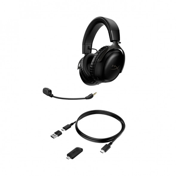 Наушники HyperX Cloud III Wireless, Black в Курске