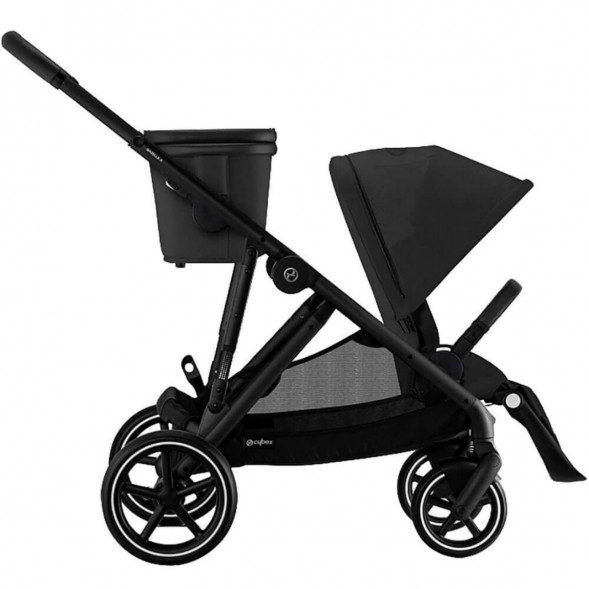 Детская коляска Cybex Gazelle S BLK Moon Black с корзиной и дождевиком в Курске
