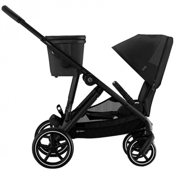 Детская коляска Cybex Gazelle S BLK Moon Black с корзиной и дождевиком в Курске