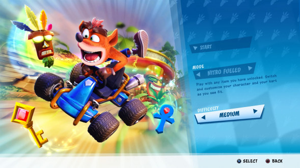 Crash Team Racing Nitro-Fueled [PS4, английская версия] в Курске