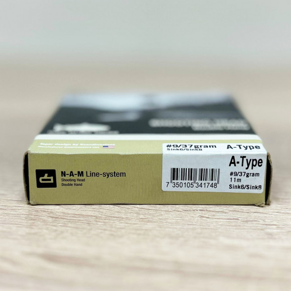 Рыболовная леска N-A-M Line System Shooting Head #9/37gram Sink6-Sink8 A-Type в Курске