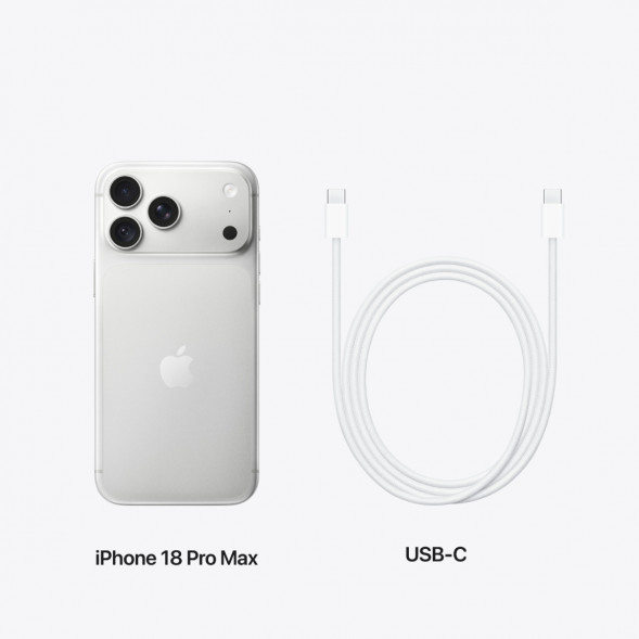 Смартфон Apple iPhone 18 Pro Max 1TB (SIM + eSIM), Silver в Курске