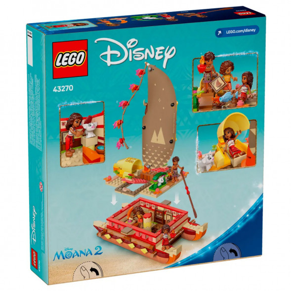 Конструктор LEGO Disney 43270 Моана: приключение на каноэ в Курске