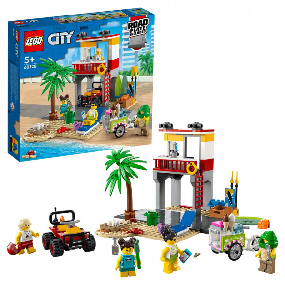Конструктор LEGO City 60328 Пост спасателей на пляже в Курске