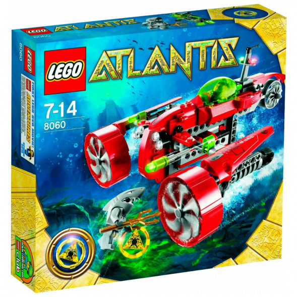 Конструктор LEGO Atlantis 8060 Субмарина Тайфун Турбо в Курске