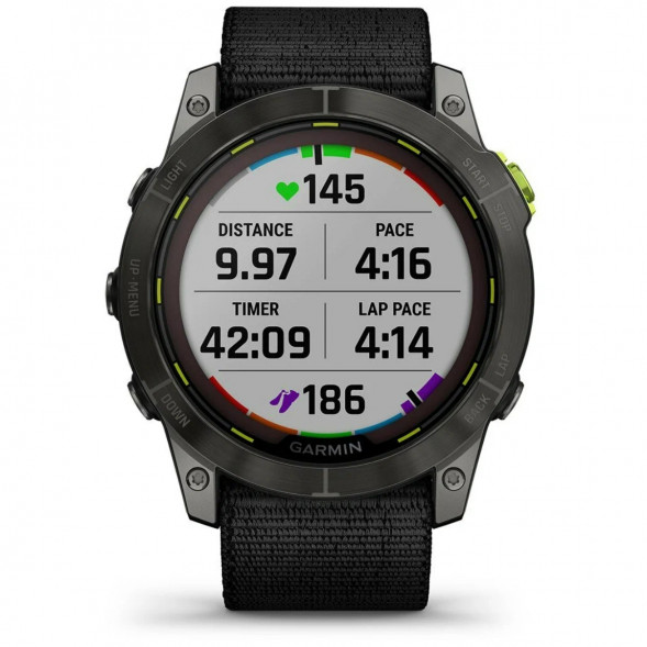 Умные часы Garmin Enduro 2 угольно-серый DLC титановый с нейлоновым ремешком UltraFit 010-02754-01 в Курске