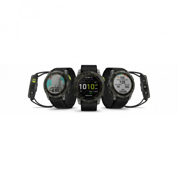 Умные часы Garmin Enduro 2 угольно-серый DLC титановый с нейлоновым ремешком UltraFit 010-02754-01 в Курске
