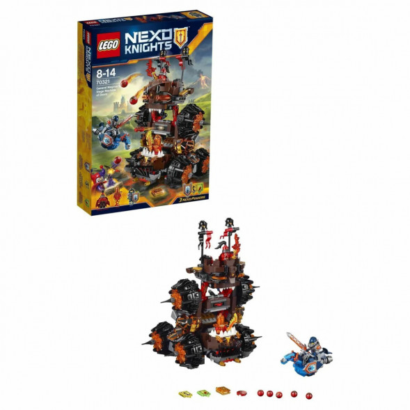 Конструктор LEGO Nexo Knights 70321 Роковое наступление Генерала Магмара в Курске