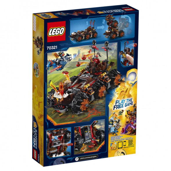 Конструктор LEGO Nexo Knights 70321 Роковое наступление Генерала Магмара в Курске