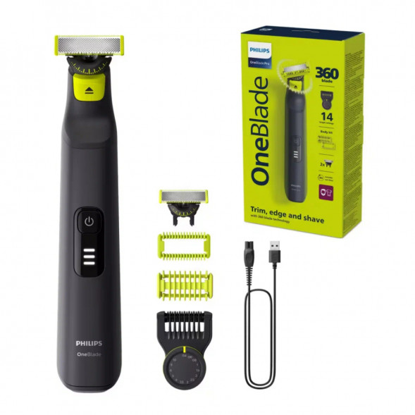Триммер Philips QP6542/15 OneBlade 360 Pro Face + Body в Курске