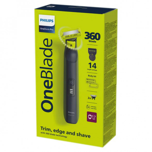 Триммер Philips QP6542/15 OneBlade 360 Pro Face + Body в Курске