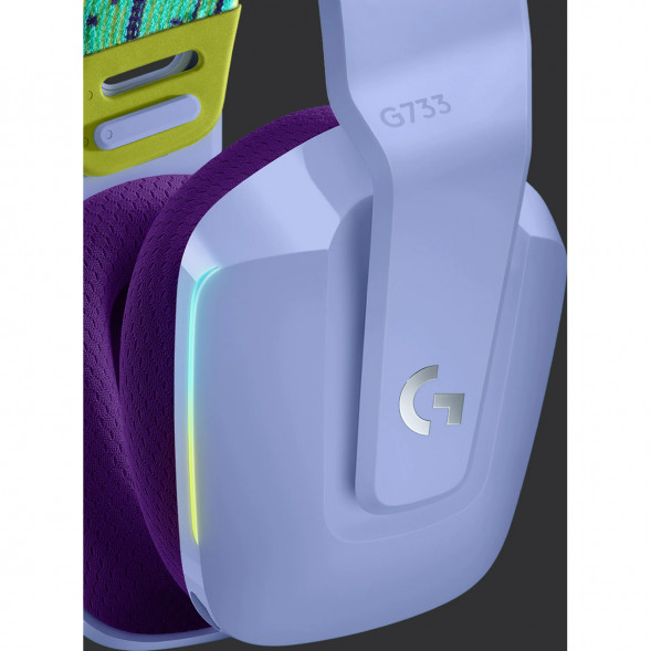 Игровая гарнитура Logitech G733 RGB Lightspeed Wireless, сиреневый в Курске