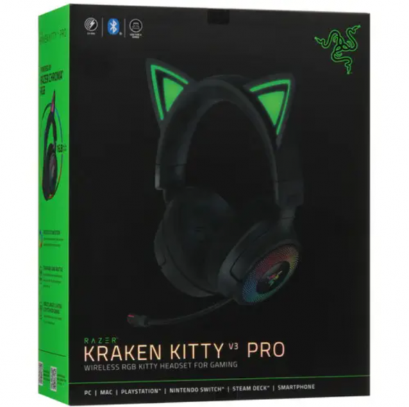 Наушники Razer Kraken Kitty V3 Pro черный 2025 в Курске