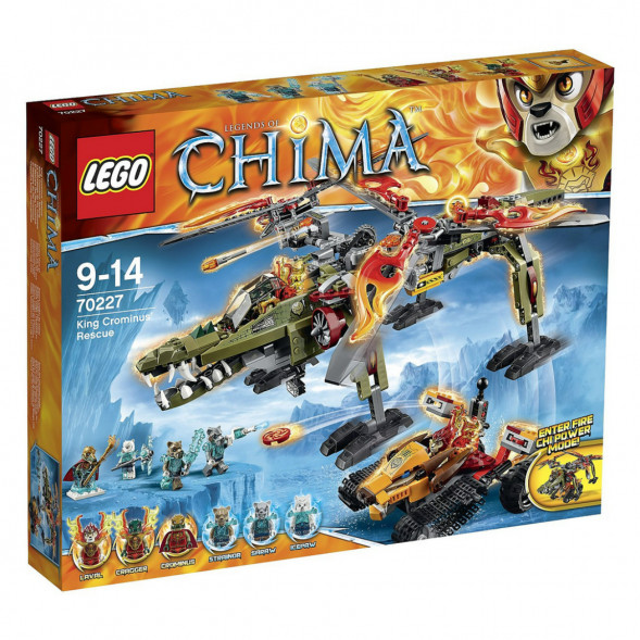 Конструктор LEGO Legends of Chima 70227 Спасение короля Кроми в Курске