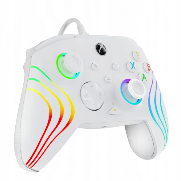 Геймпад проводной PDP для Xbox Afterglow Wave, White в Курске