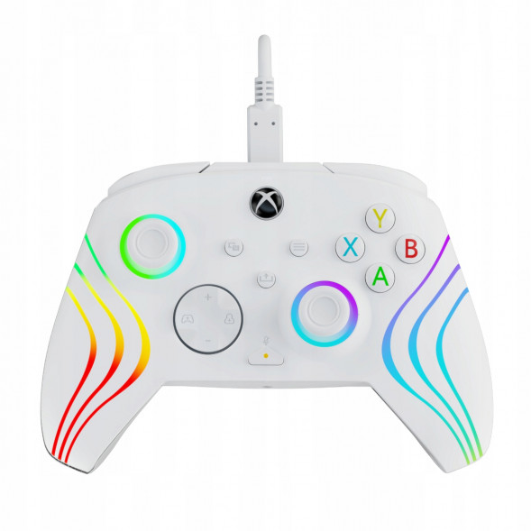 Геймпад проводной PDP для Xbox Afterglow Wave, White в Курске