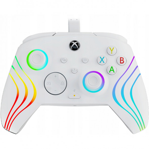 Геймпад проводной PDP для Xbox Afterglow Wave, White в Курске