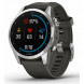 Умные часы Garmin Fenix 7s серебристый с графитовым силиконовым ремешком 010-02539-01 в Курске