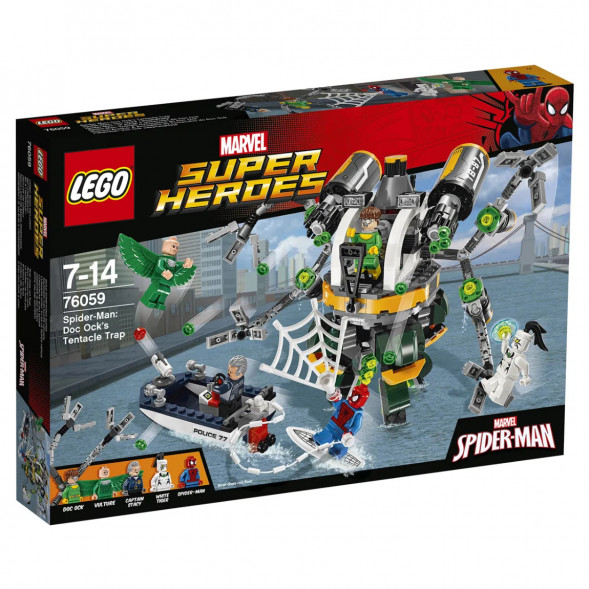 Конструктор LEGO Super Heroes 76059 Человек-паук: в ловушке Доктора Осьминога в Курске
