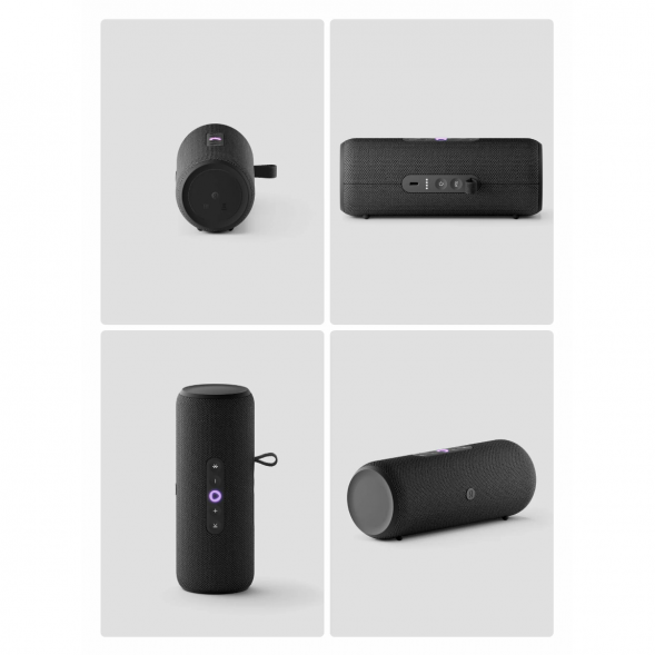 Умная портативная колонка Яндекс Станция Стрит с Алисой, черный в Курске