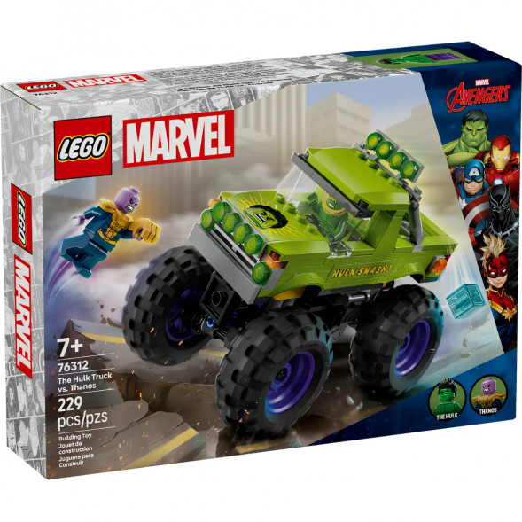 Конструктор LEGO Super Heroes 76312 Халк на внедорожнике против Таноса в Курске