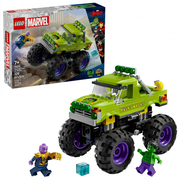 Конструктор LEGO Super Heroes 76312 Халк на внедорожнике против Таноса в Курске