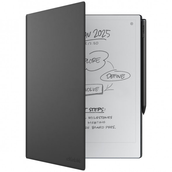 Графический планшет reMarkable 2 со стилусом Marker Plus и чехлом Book Folio черный (RM115) в Курске