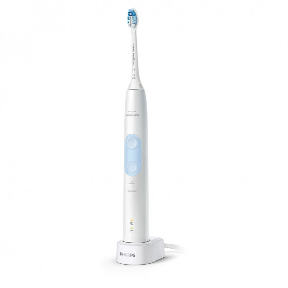 Электрическая звуковая зубная щетка Philips Sonicare ProtectiveClean 4500, White в Курске