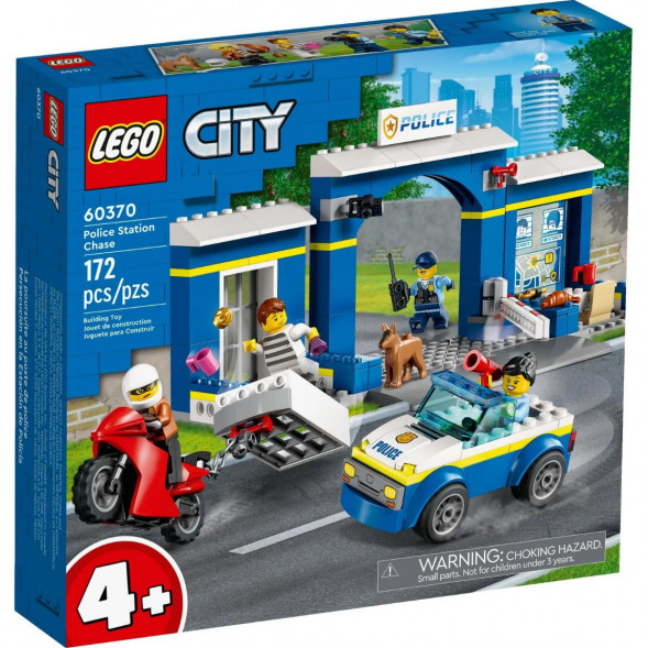 Конструктор LEGO City 60370 Побег из полицейского участка в Курске