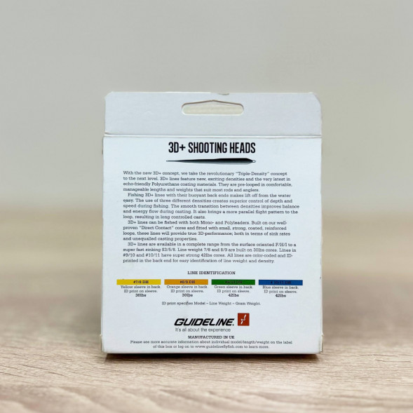Рыболовная леска Guideline Power Taper 3D+ #37765 8/9 DH, Green в Курске