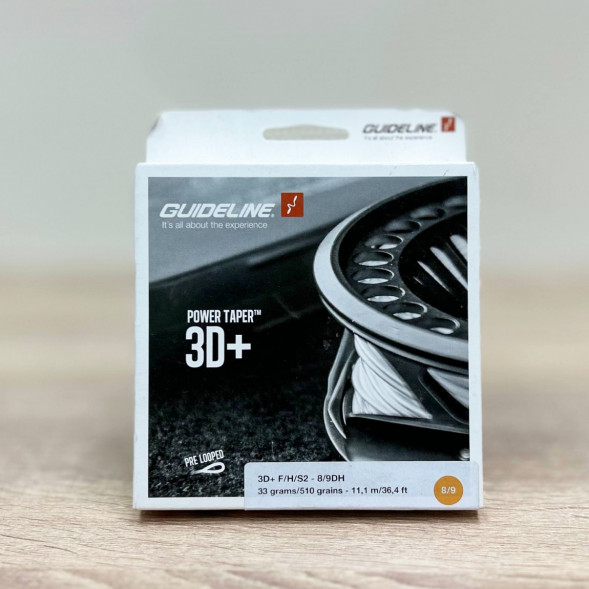 Рыболовная леска Guideline Power Taper 3D+ #37765 8/9 DH, Green в Курске