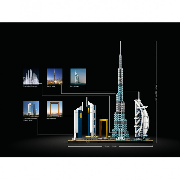 Конструктор LEGO Architecture 21052 Дубай в Курске