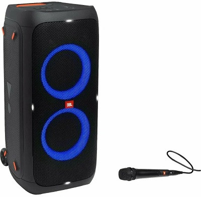 Портативная акустика JBL Partybox 310 + микрофон, 240 Вт, black в Курске