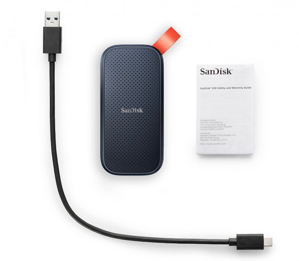 Внешний диск SanDisk Portable SSD 1TB 800Mb/s [SDSSDE30-1TOO-Z26] в Курске