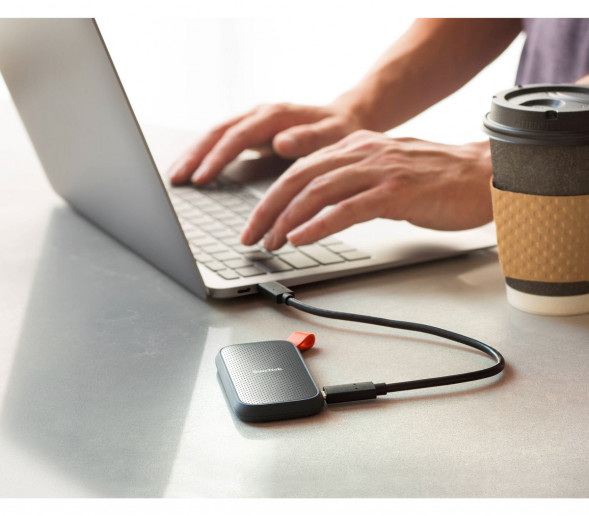 Внешний диск SanDisk Portable SSD 1TB 800Mb/s [SDSSDE30-1TOO-Z26] в Курске