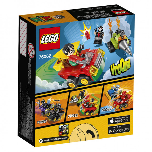 Конструктор LEGO Super Heroes 76062 Робин против Бэйна в Курске