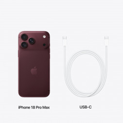 Смартфон Apple iPhone 18 Pro Max 1TB (eSIM), Burgundy