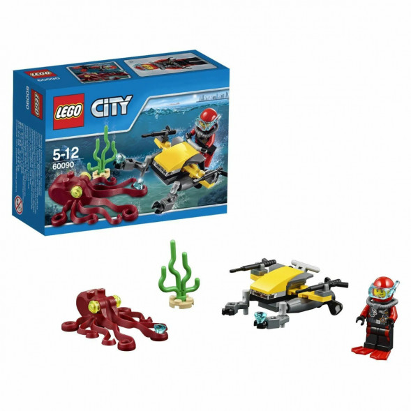 Конструктор LEGO City Deep Sea Explorers 60090 Глубоководный скутер в Курске