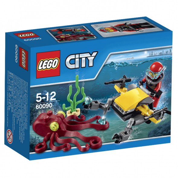 Конструктор LEGO City Deep Sea Explorers 60090 Глубоководный скутер в Курске