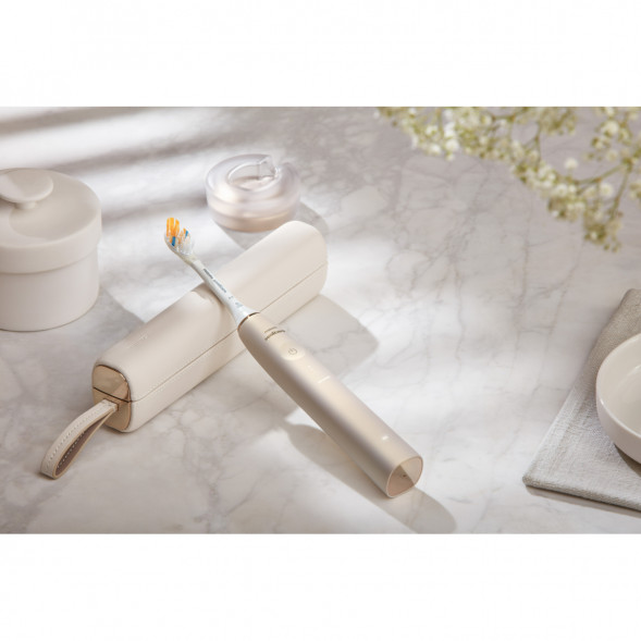 Электрическая звуковая зубная щетка Philips Sonicare 9900 Prestige HX9992/11, Champagne Gold в Курске