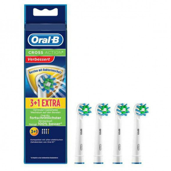 Насадки на зубные щетки Oral-B Cross Action (3+1 Extra), 4 шт. в Курске