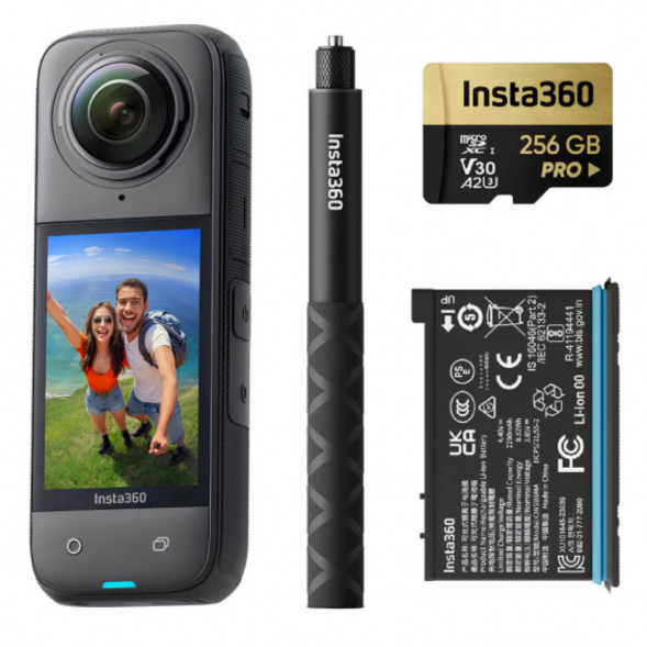 Экшн-камера Insta360 X4 Adventure Bundle (CINSABMA) в Курске