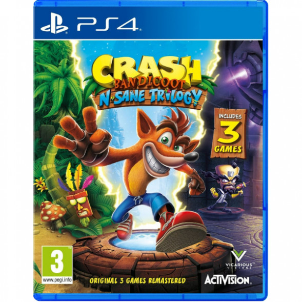 Игра Crash Bandicoot N-Sane Trilogy для PlayStation 4 в Курске