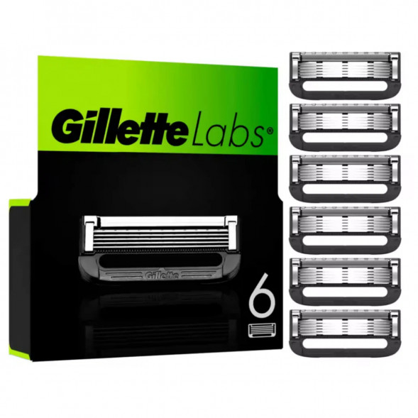 Лезвия для бритвы Gillette Labs, 6 шт. в Курске