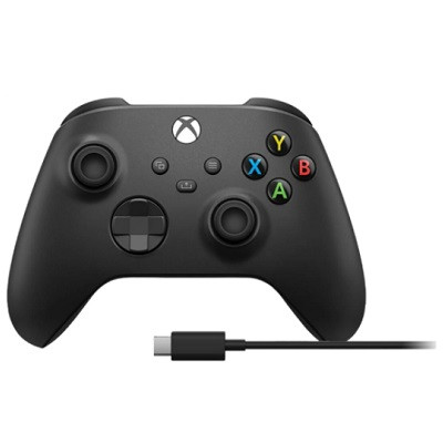 Геймпад Microsoft Xbox Series + USB-C кабель, Carbon Black в Курске