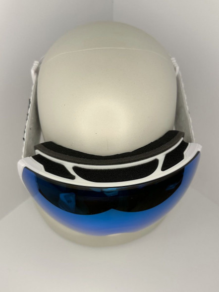 Горнолыжные очки для сноуборда Copozz (голубой, белый) в Курске