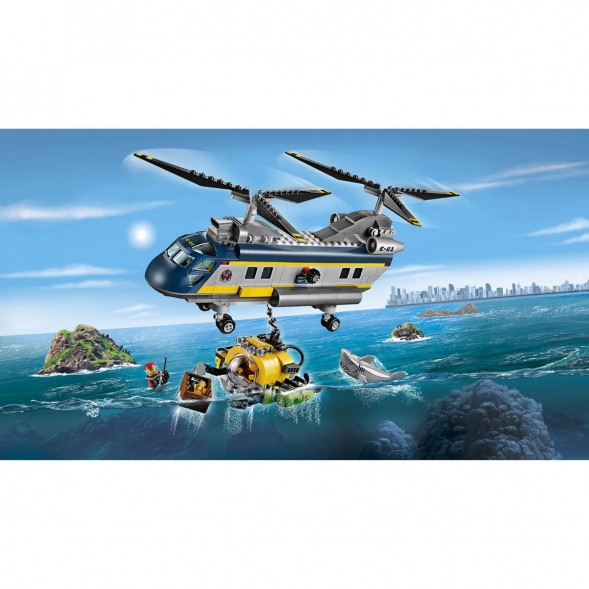 Конструктор LEGO City Deep Sea Explorers 60093 Вертолет исследователей моря в Курске