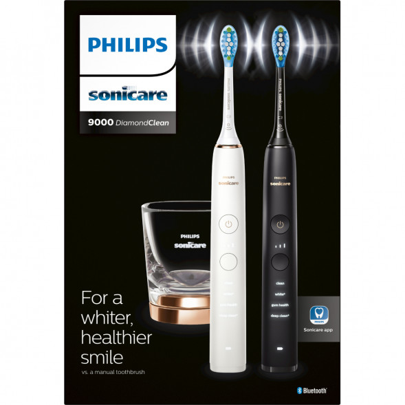 Набор из 2 электрических зубных щеток Philips Sonicare HX9914/57 9000 DiamondClean в Курске